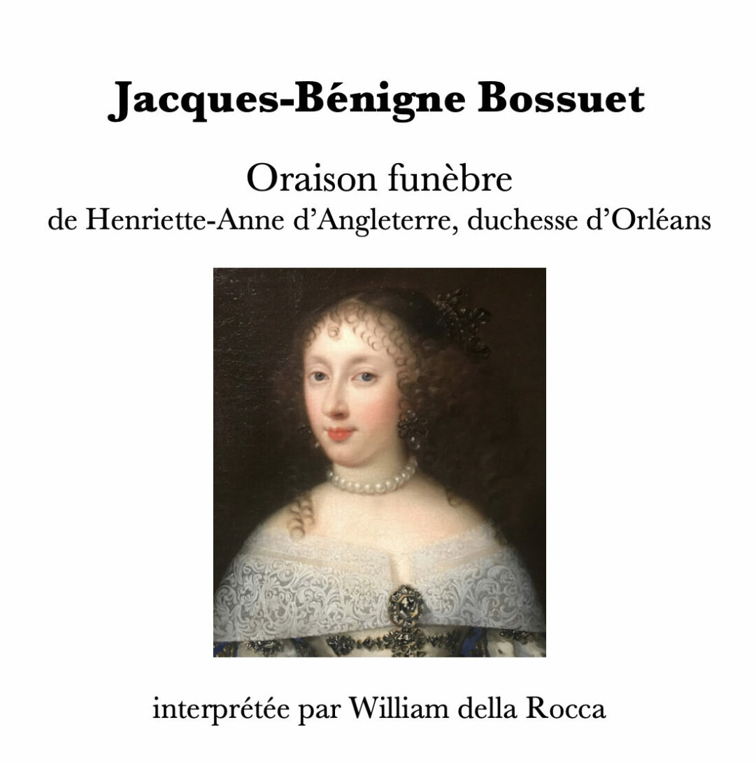 Oraison funèbre interprétation William Della Rocca