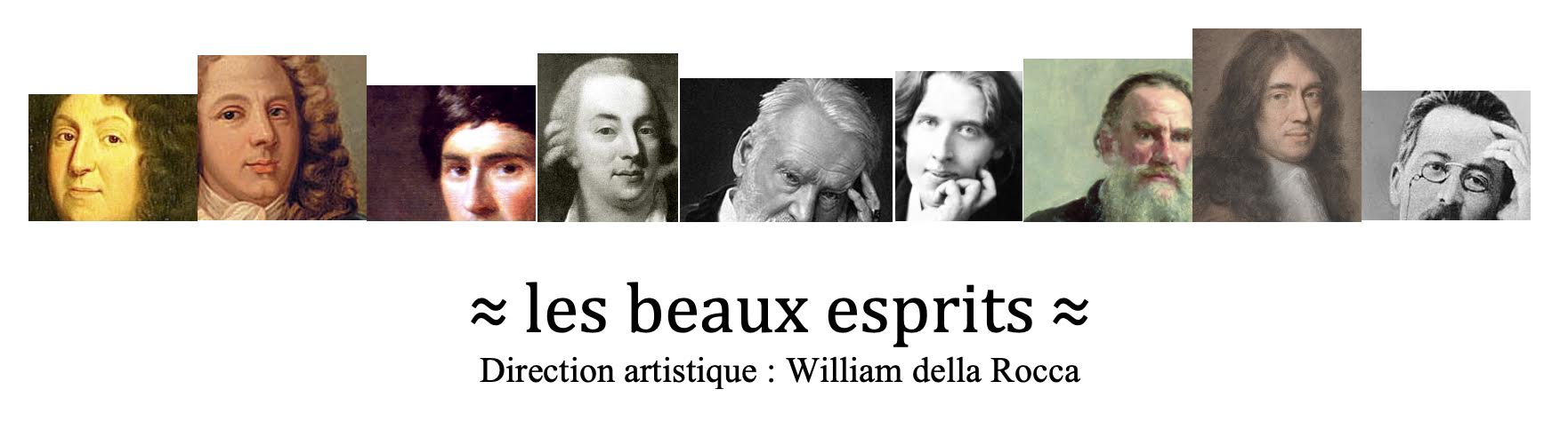 logo les beaux esprits par William Della Rocca